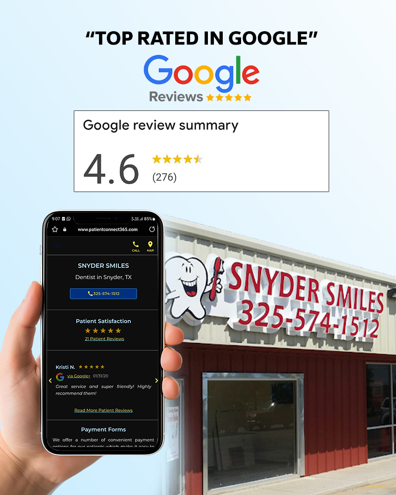 Synder smiles rating-banne